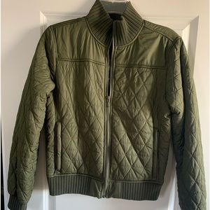 Prana nylon aviation jacket with fleece interior